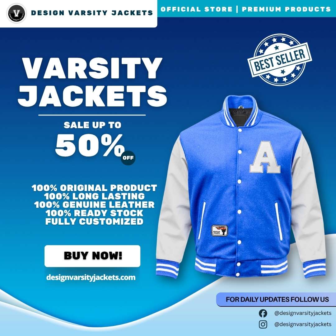 Design Varsity Jackets Two Tone Varsity Jackets for Sports Teams