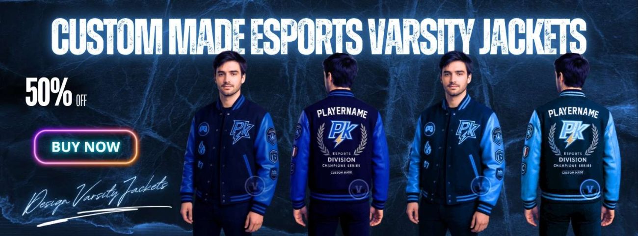 Esports Varsity Jackets Custom Design