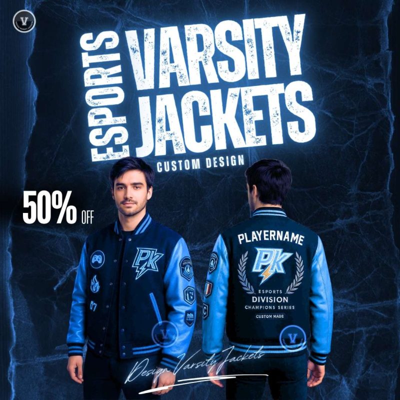 Esports Varsity Jackets Custom Design
