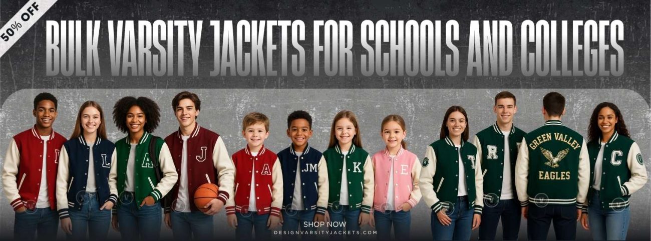 Bulk Varsity Jackets for Schools and Colleges