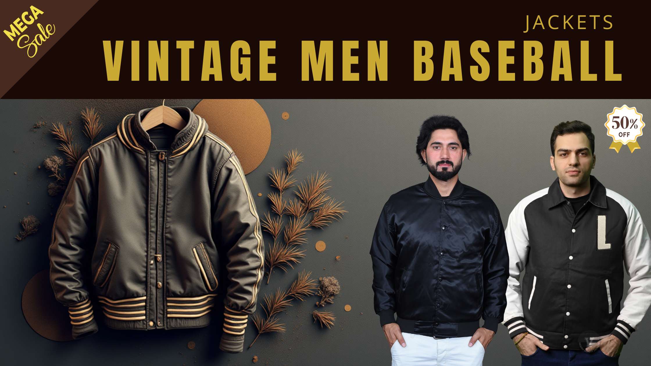Vintage Men Baseball Jackets in USA – Retro Varsity Style