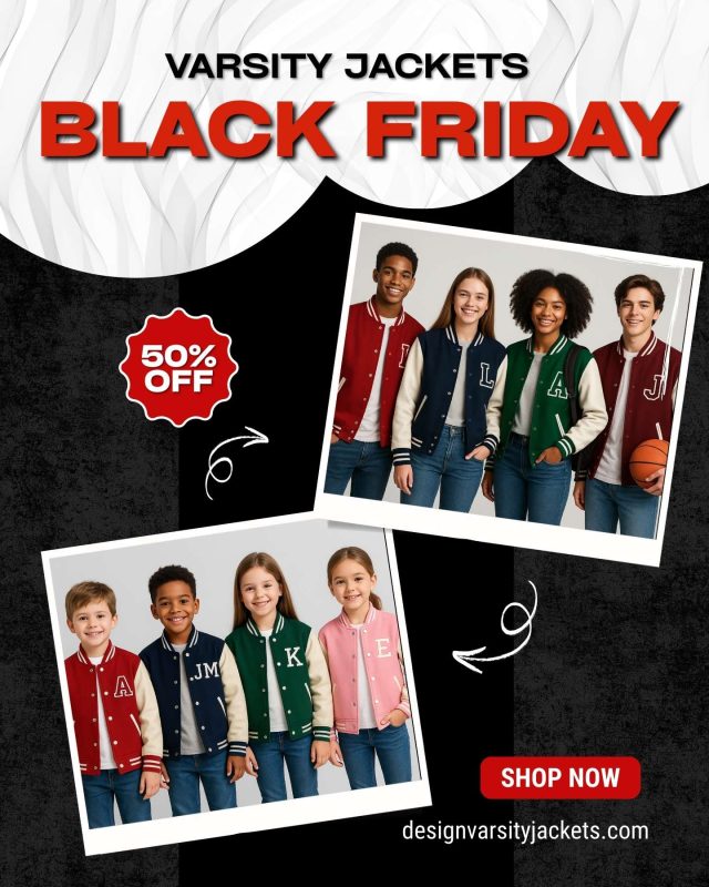 Youth Varsity Jackets Black Friday