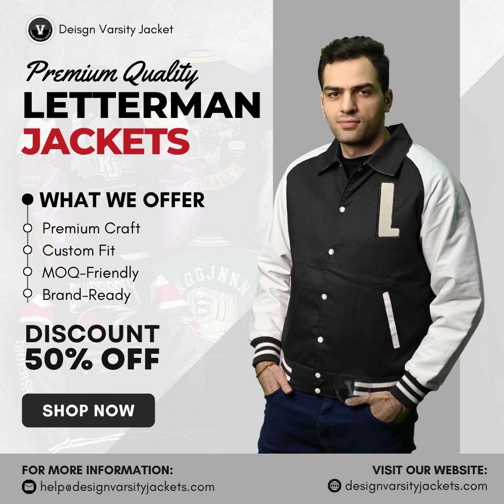 Youth Letterman Jackets with Custom Embroidery