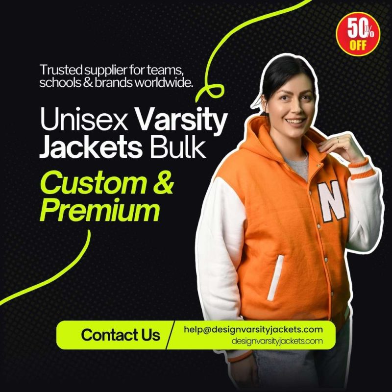 Unisex Letterman Jackets Wholesale Bulk