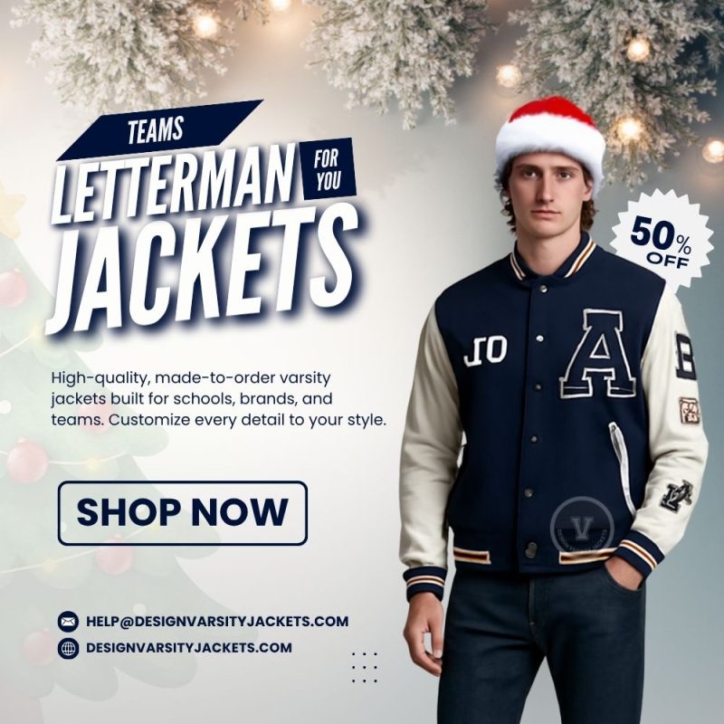 Letterman Jackets for Sports Teams Embroidery
