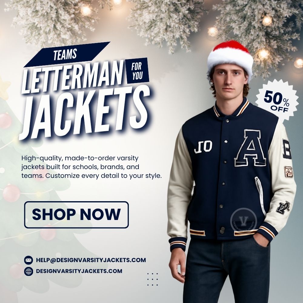 Letterman Jackets for Sports Teams Embroidery