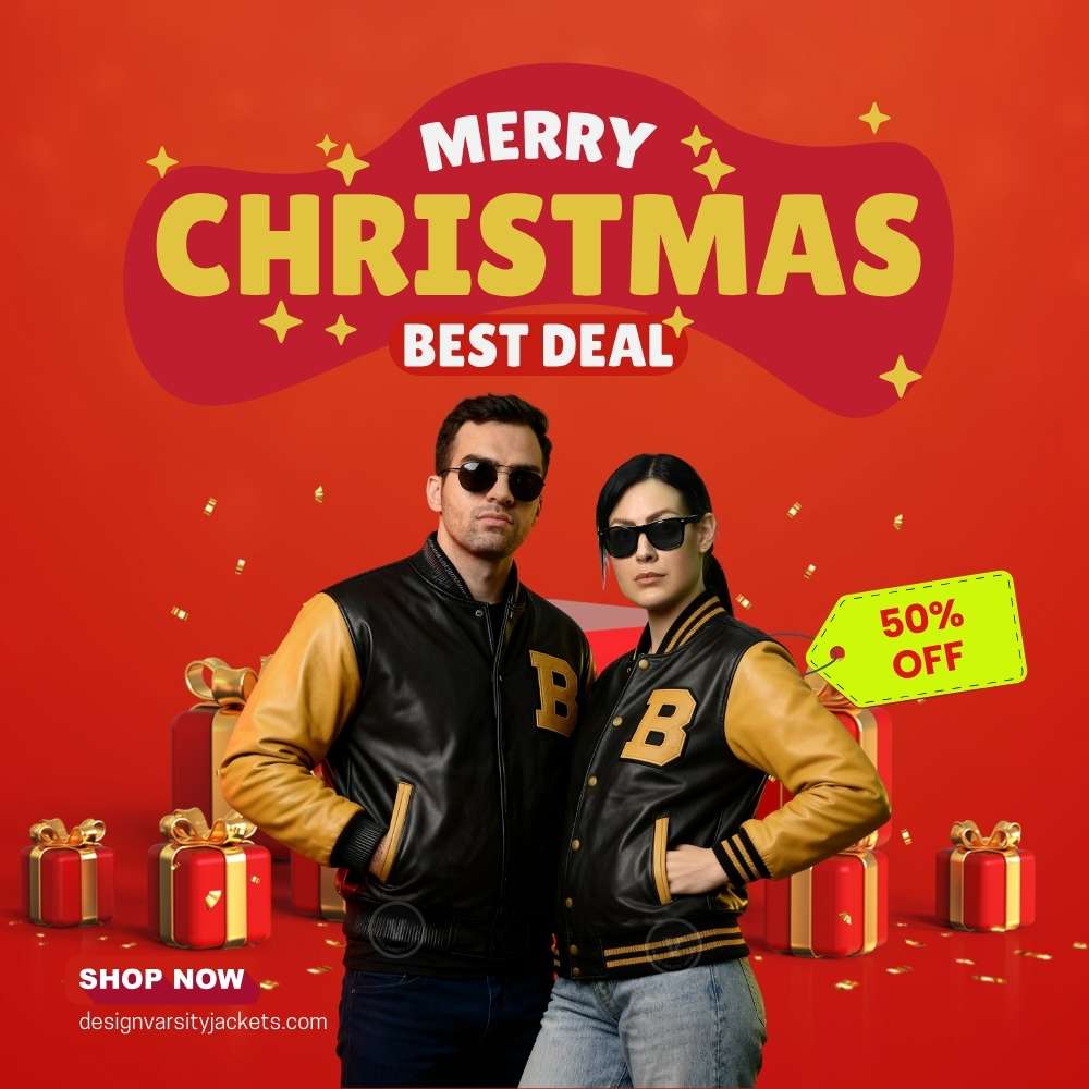 Leather Varsity Jackets Christmas Sale