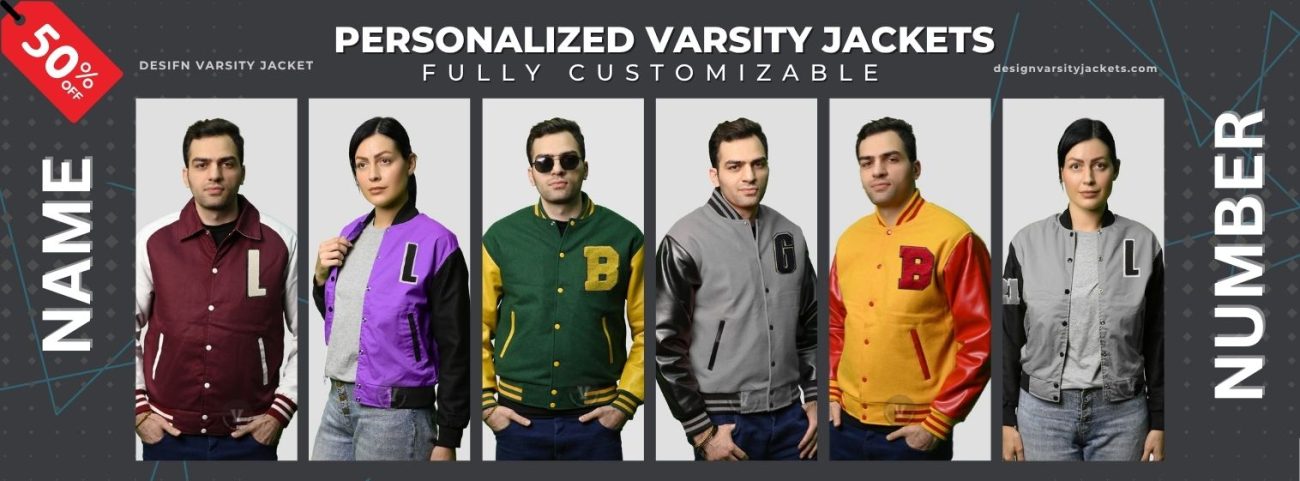 Design Varsity Jackets Letterman Jackets for School Sports Clubs