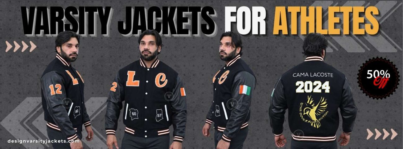 Design Varsity Jackets Letterman Jackets for Athletes Custom Logo