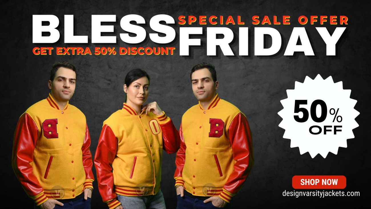 Design Varsity Jackets Bless Friday Sale