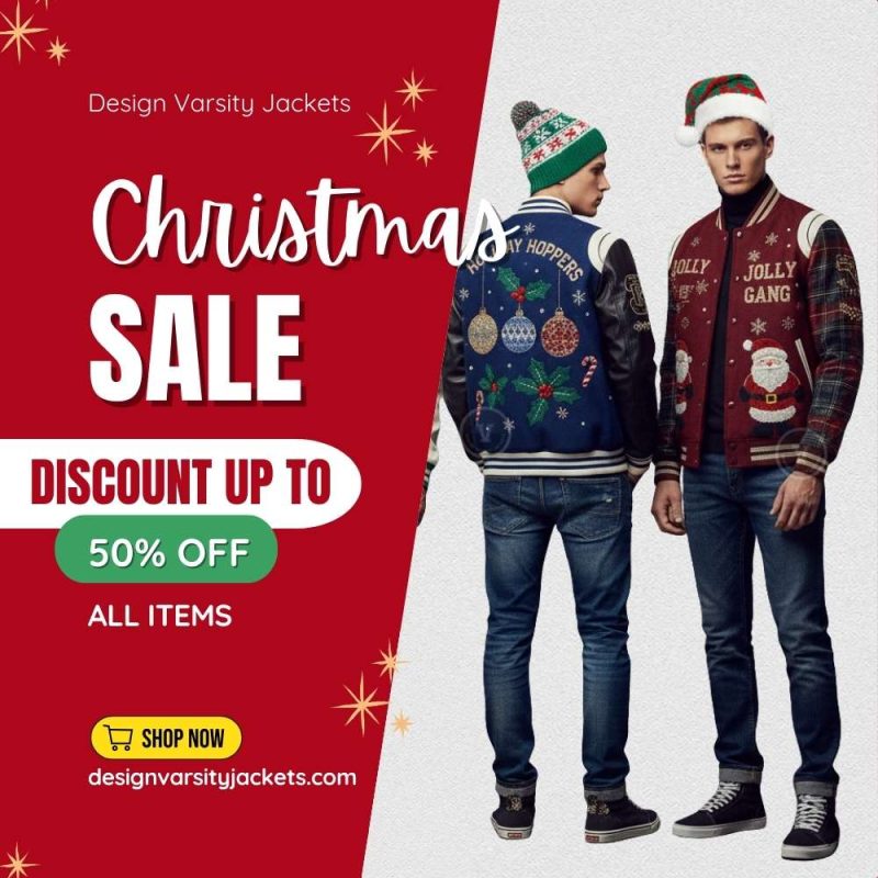 Premium Varsity Jackets Christmas Sale