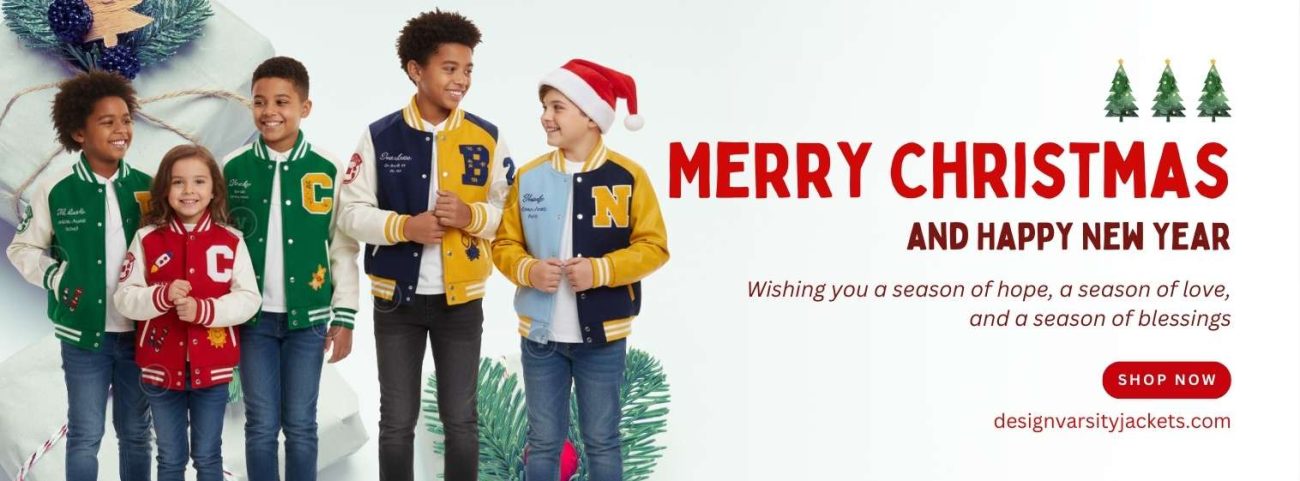 Christmas Varsity Jackets for Kids