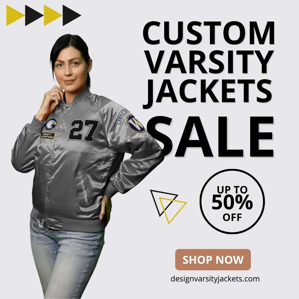 Satin Varsity Jacket Custom Name