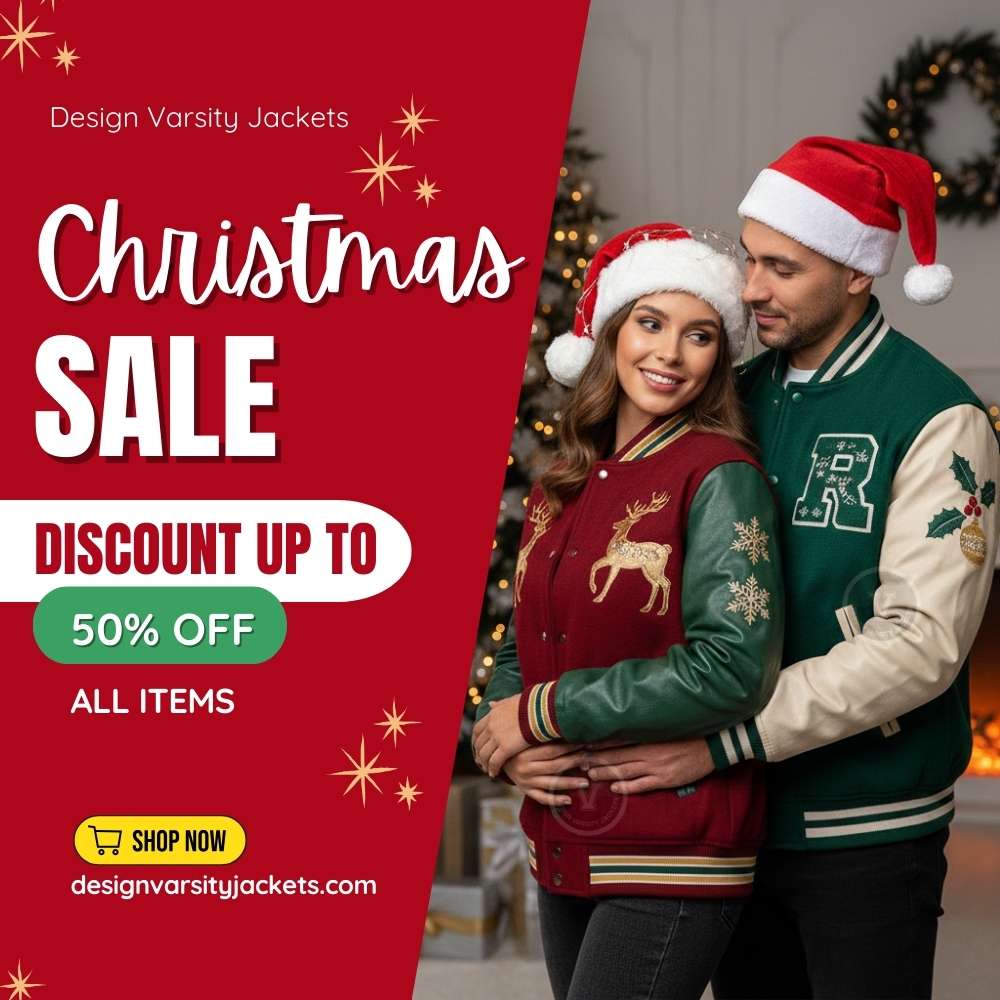 Custom Varsity Jackets Made in USA Christmas Delivery