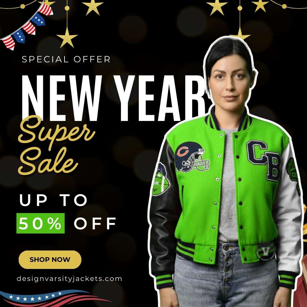 New Year Sale Varsity Cropped Jackets for Women USA