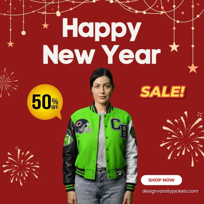 Affordable Varsity Cropped Jackets New Year Sale