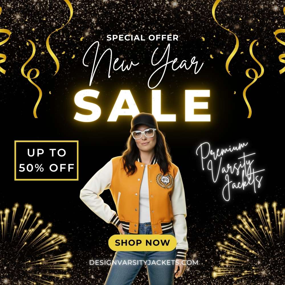 Letterman Cropped Jacket New Year Deals