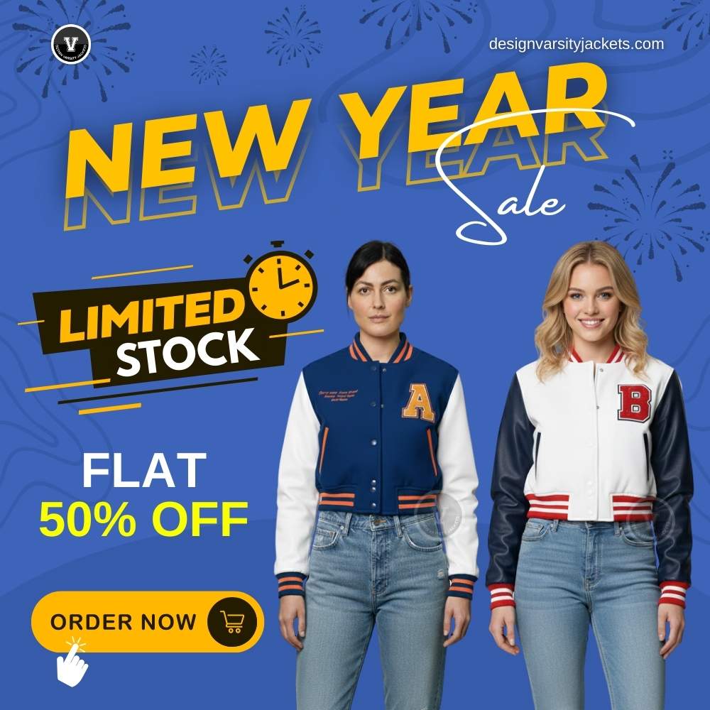 Limited Stock Varsity Cropped Jackets New Year