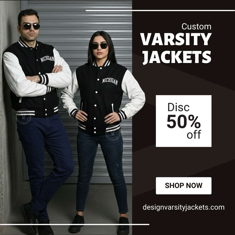 Custom Varsity Jackets with Embroidered Name Under $100