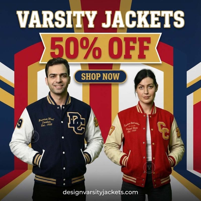 Lined Varsity Jackets for Winter