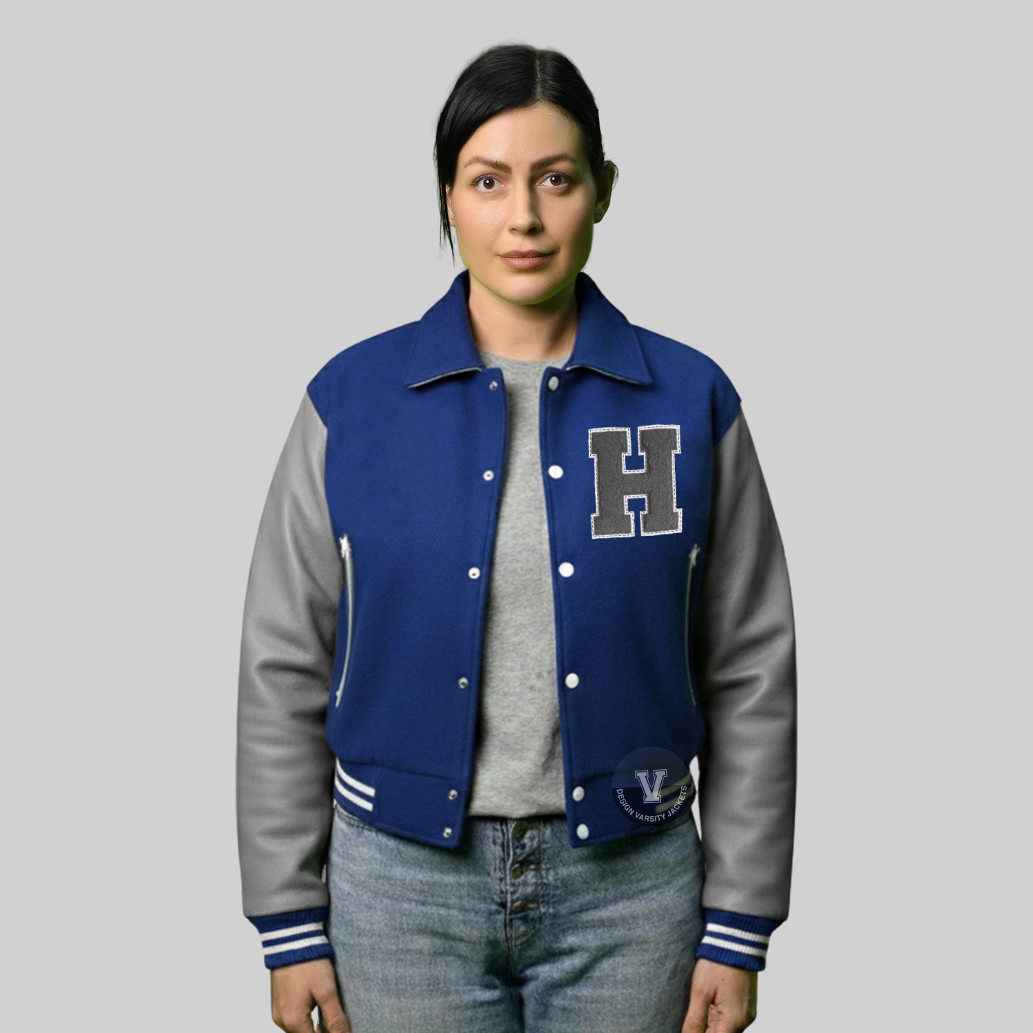 Build Your Letterman Jacket | Custom Varsity Jackets with Embroidery front