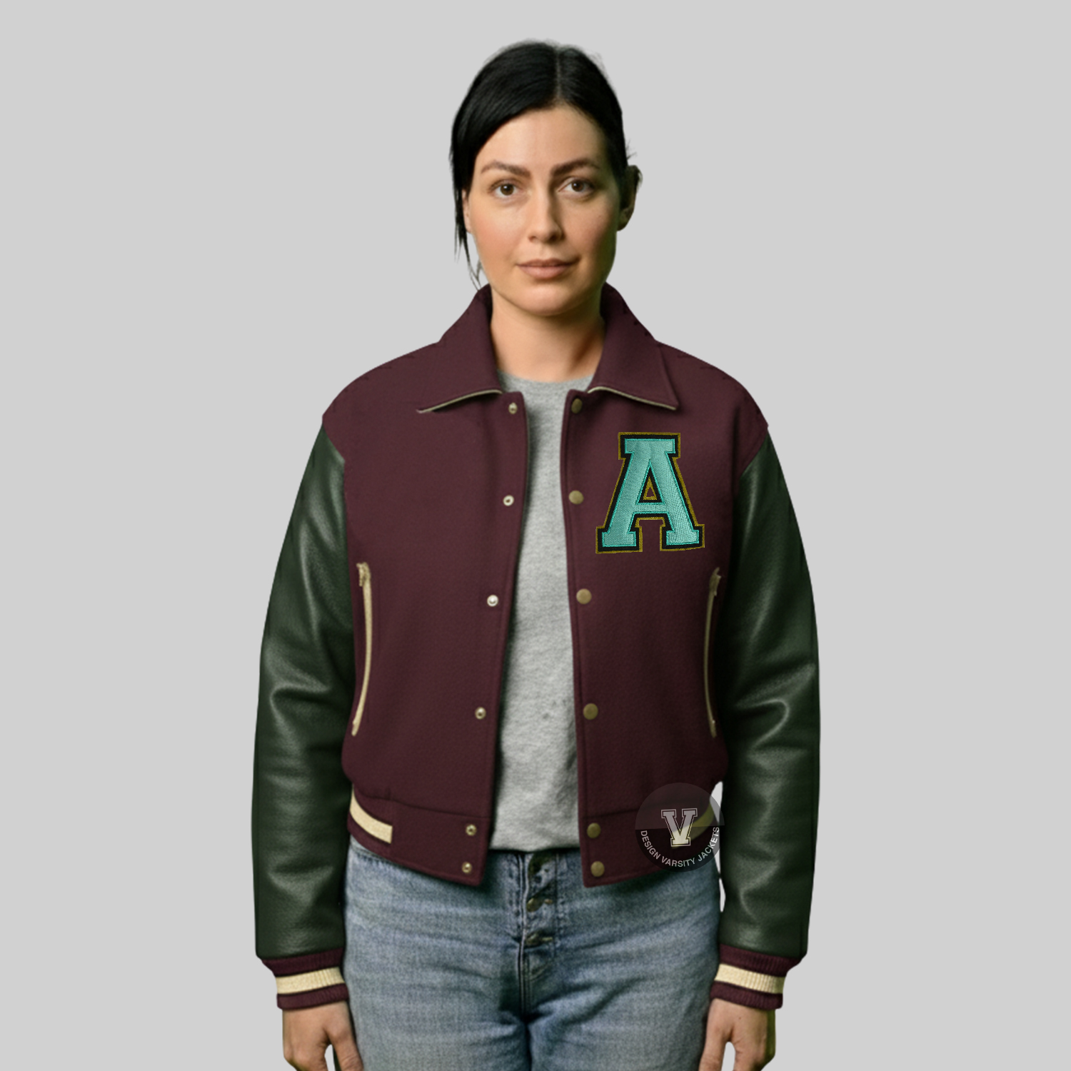 Build Your Varsity Jacket | Custom Letterman Jackets with Embroidery front