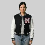 Classic Varsity Embroidered Jacket – Timeless Letterman Style with Custom Embroidery front