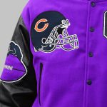 Custom Embroidered Patch Jacket front left close view