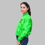 Custom Patch Cropped Jacket other side