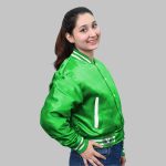 Custom Patch Varsity Jacket side