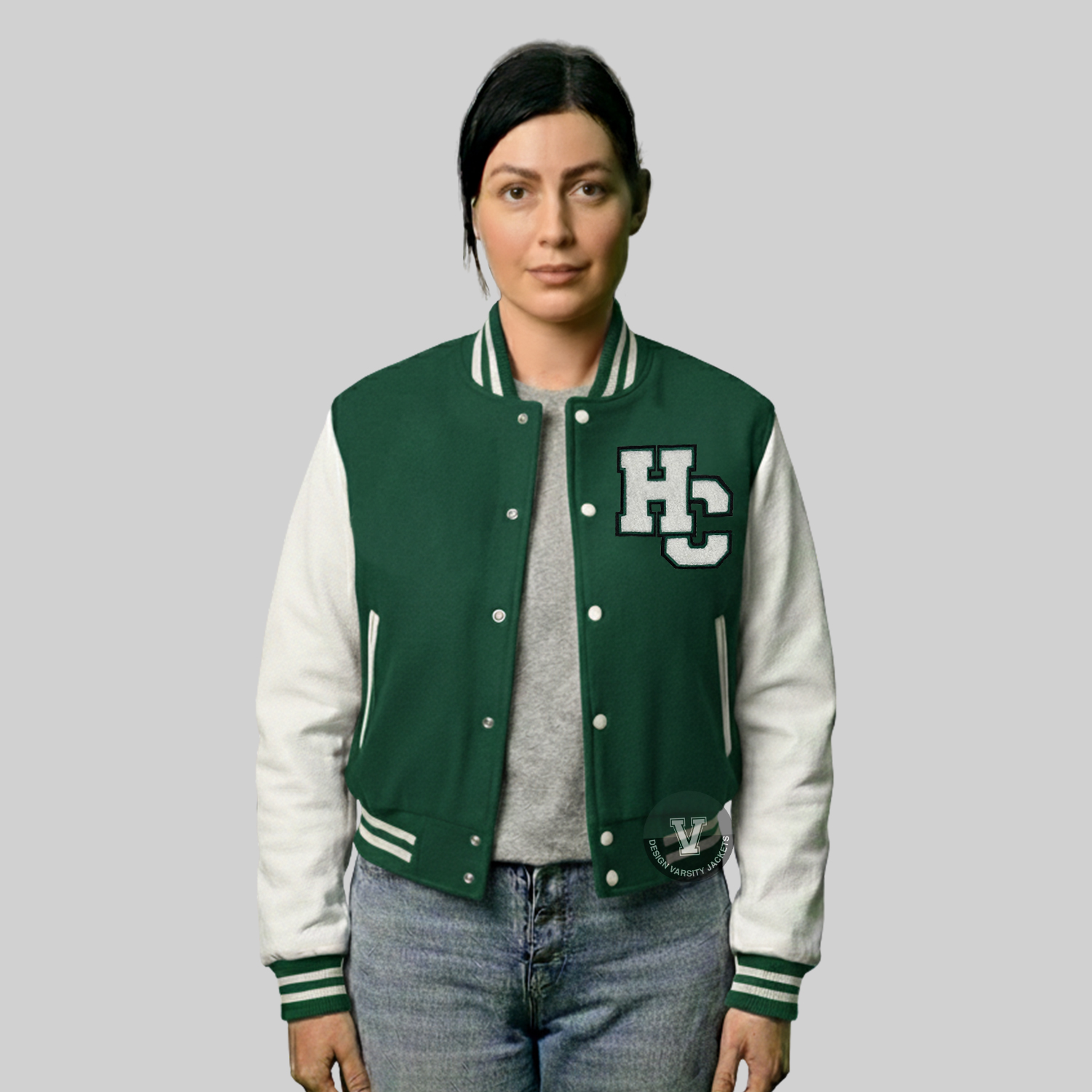 Letter Custom Varsity Jacket | Build Your Custom Letterman Jacket front