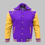 Baseball Collar Jacket | Custom Letterman Varsity Jacket with Embroidery