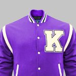 Shoulder Varsity Jacket clode front