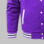 Shoulder Varsity Jacket front bottom