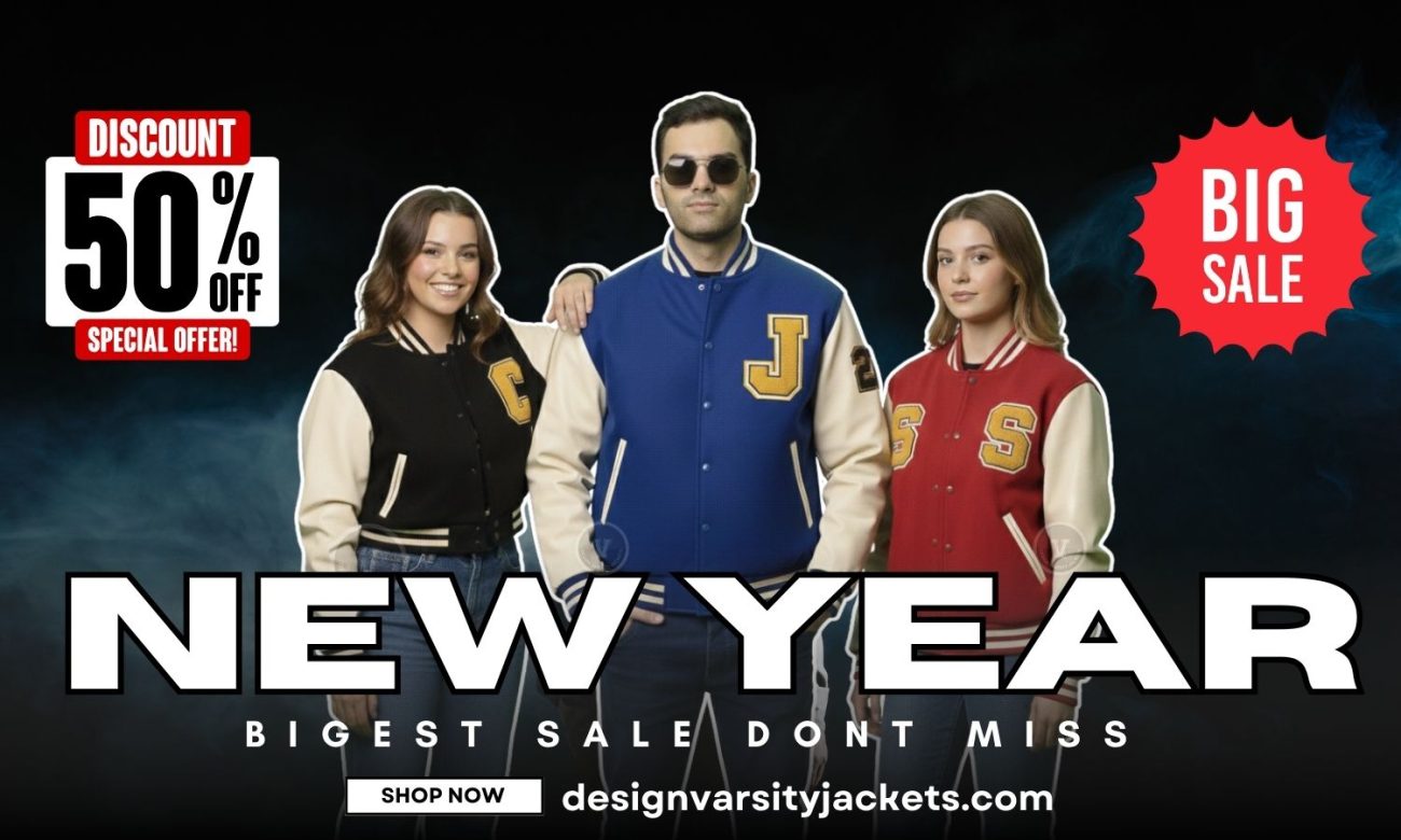 Design Varsity Jackets New Year Sale 50% Off