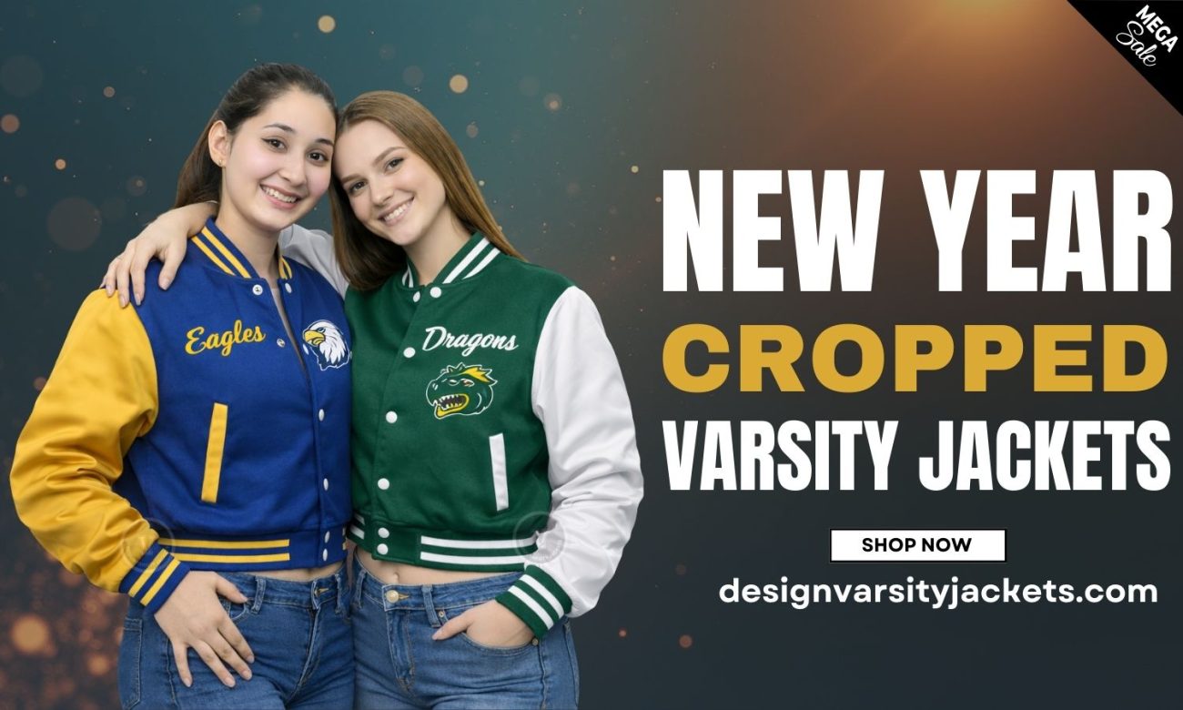 Design Varsity Jackets New Year Fashion Sale Varsity Cropped Jackets