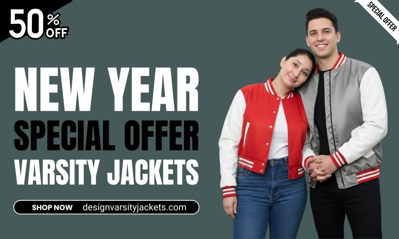 New Year Special Offer Varsity Cropped Jackets