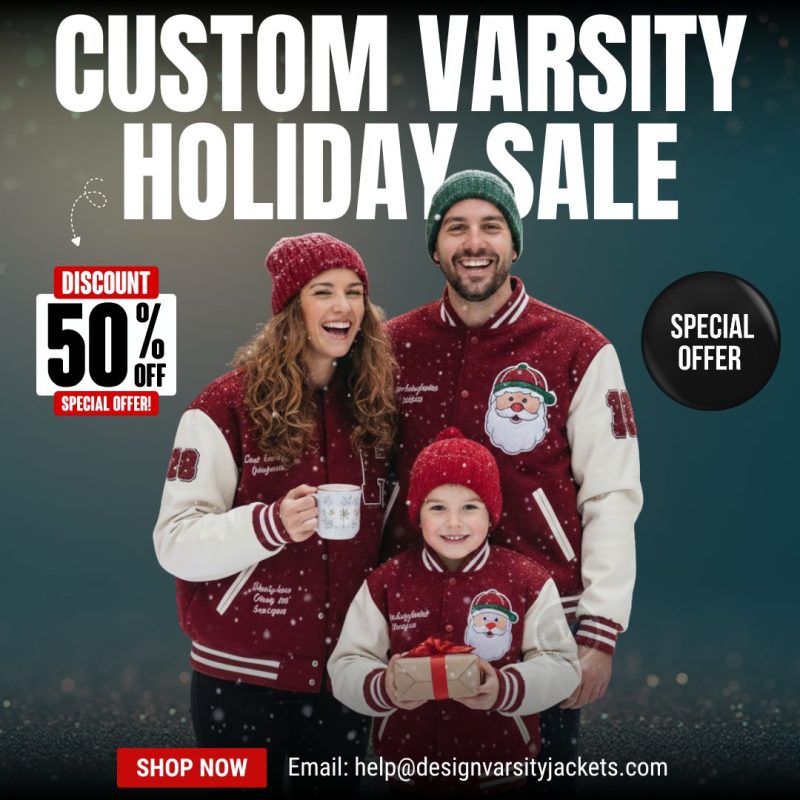 Custom Varsity Jackets Near Me Holiday Sale