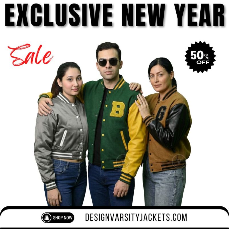 Exclusive New Year Varsity Cropped Jacket Deals