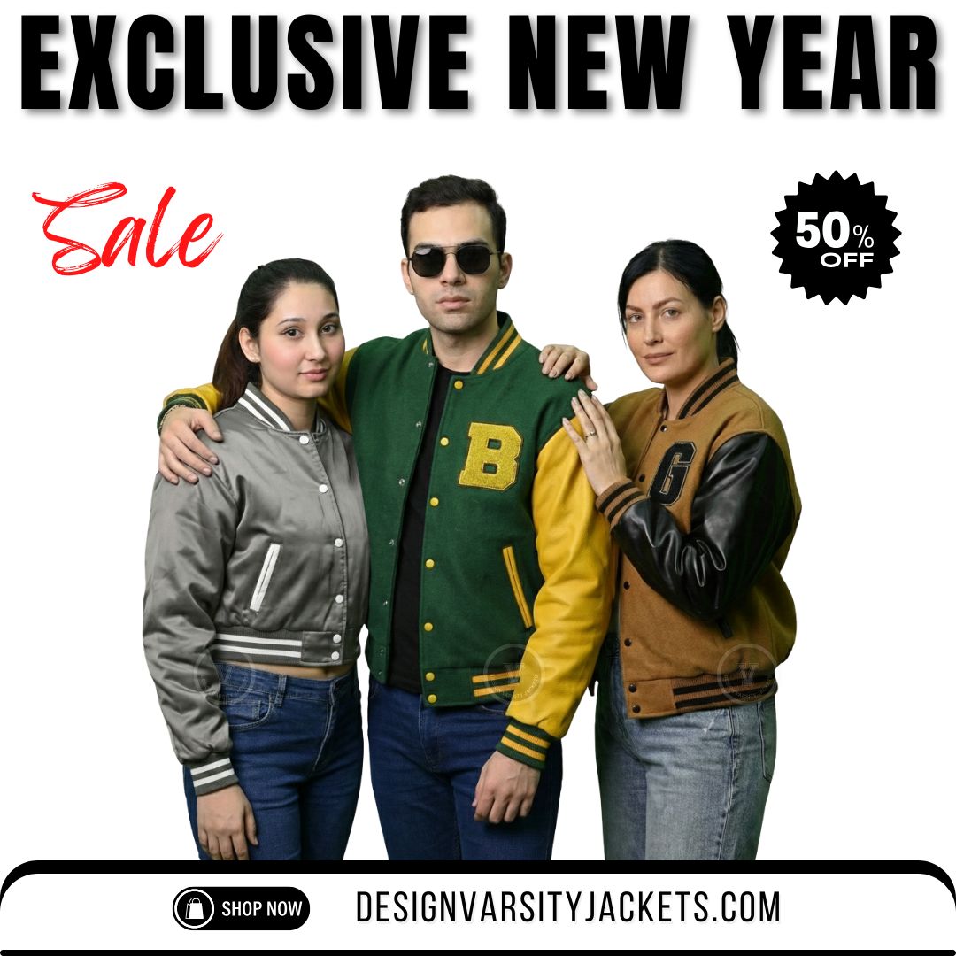 Exclusive New Year Varsity Cropped Jacket Deals