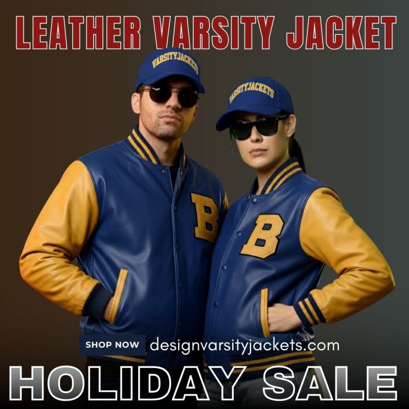 Custom Leather Varsity Jacket Holiday Sale