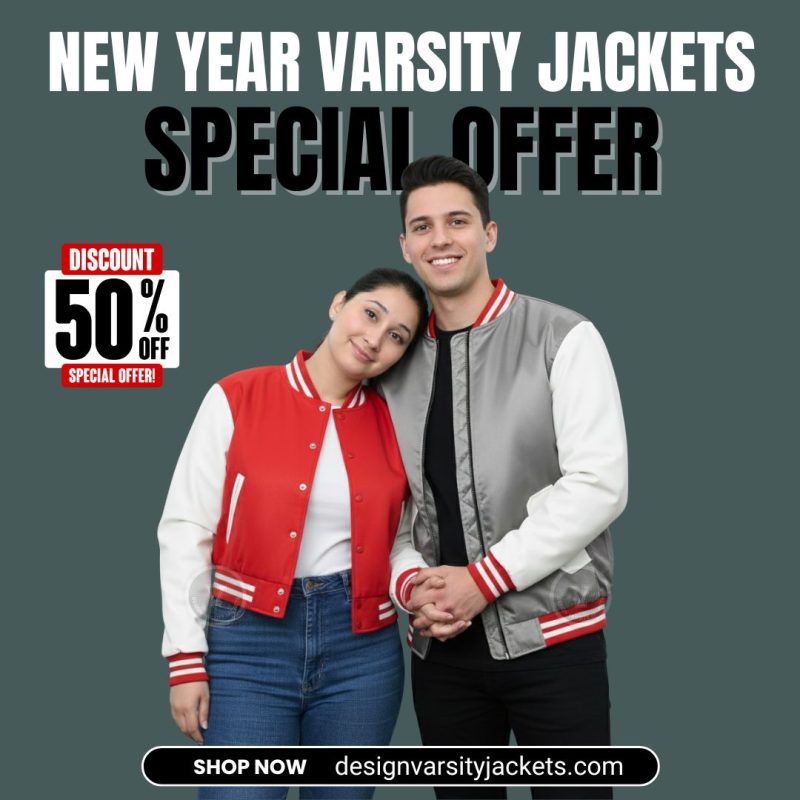 New Year Special Offer Varsity Cropped Jackets
