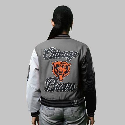 Varsity Custom Patches Jacket back