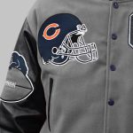 Varsity Custom Patches Jacket front left view