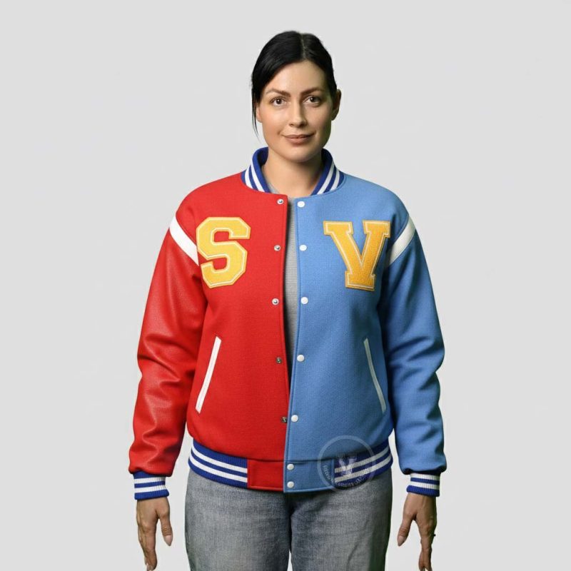 Two Tone Baseball Jackets For Sports Teams