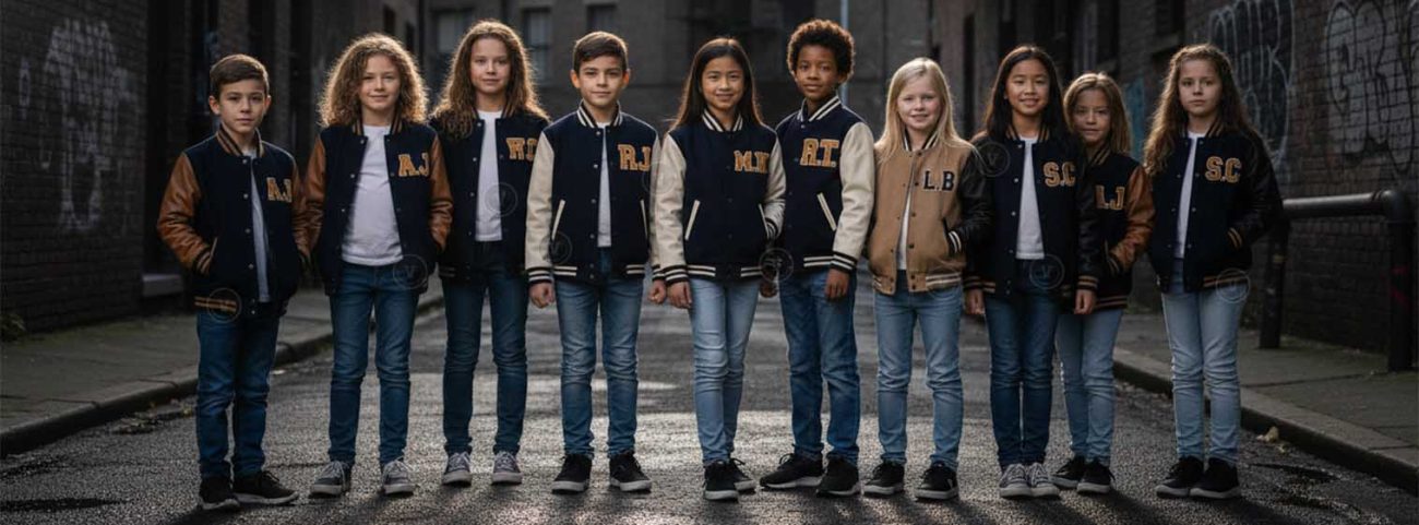 Design Varsity Jackets Kids Baseball Jackets