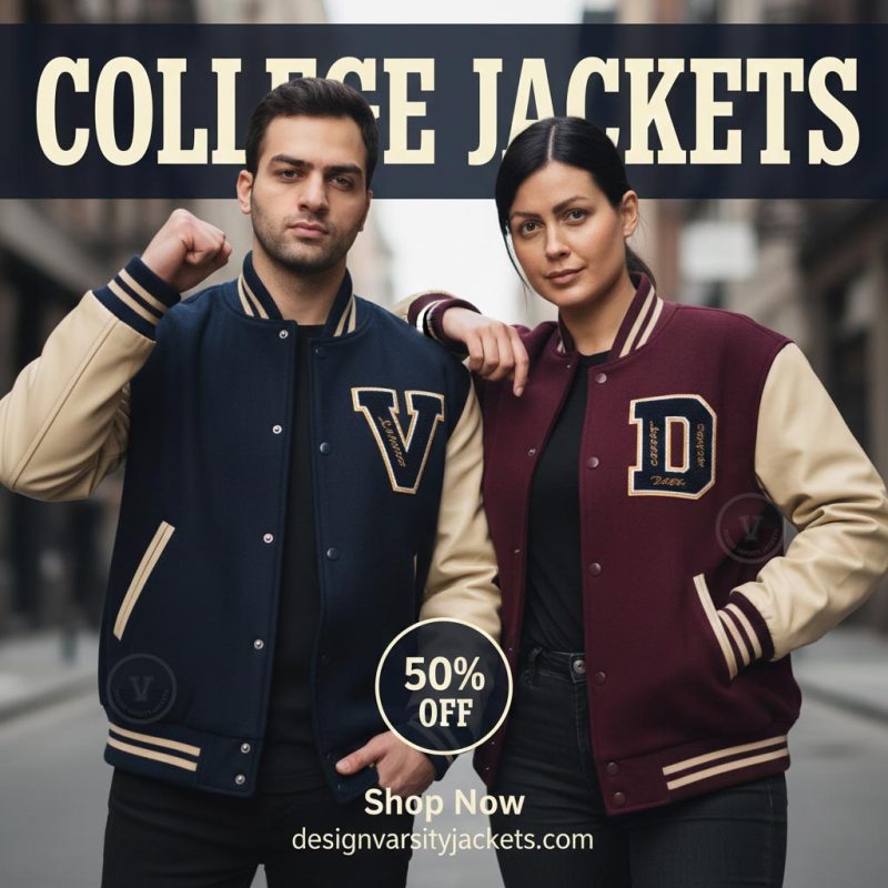 College Jackets for Winter Streetwear Looks