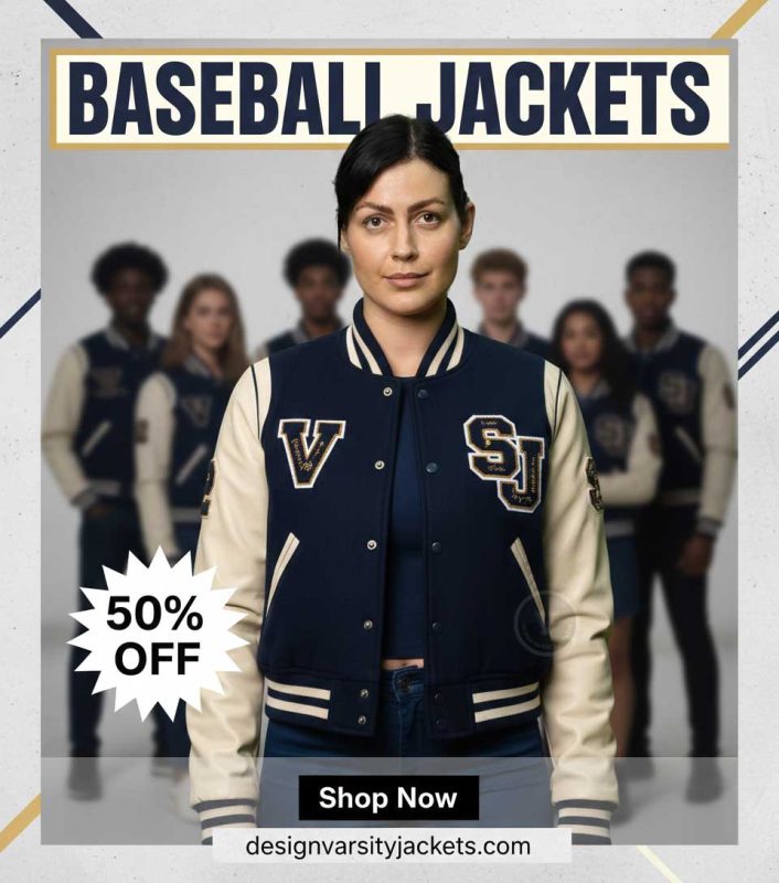 Custom Baseball Jackets for Women Near Me