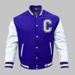 Blue Varsity Letterman Jacket | Custom Embroidered & Chenille