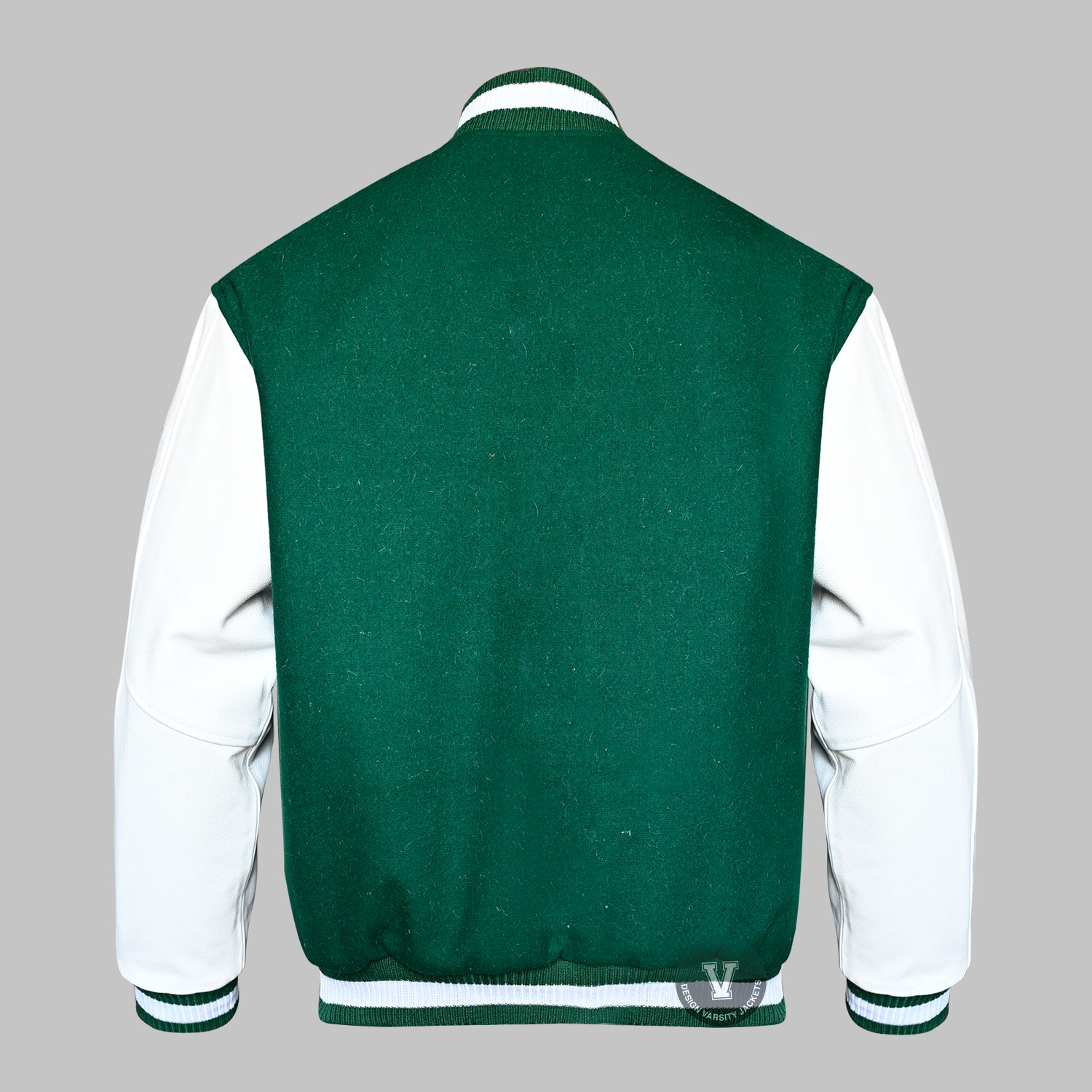 Custom Baseball Jacket back